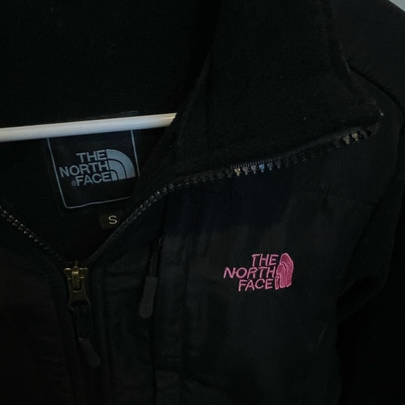 The North Face Black Jacket with Pink Accents - Picture 2 of 4
